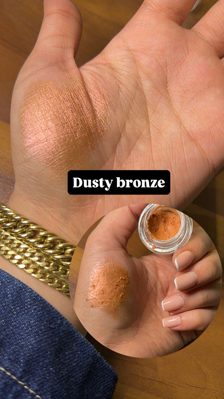 dusty bronze
